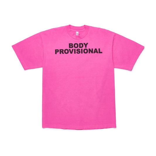 BODY PROVISIONAL TEE — PINK